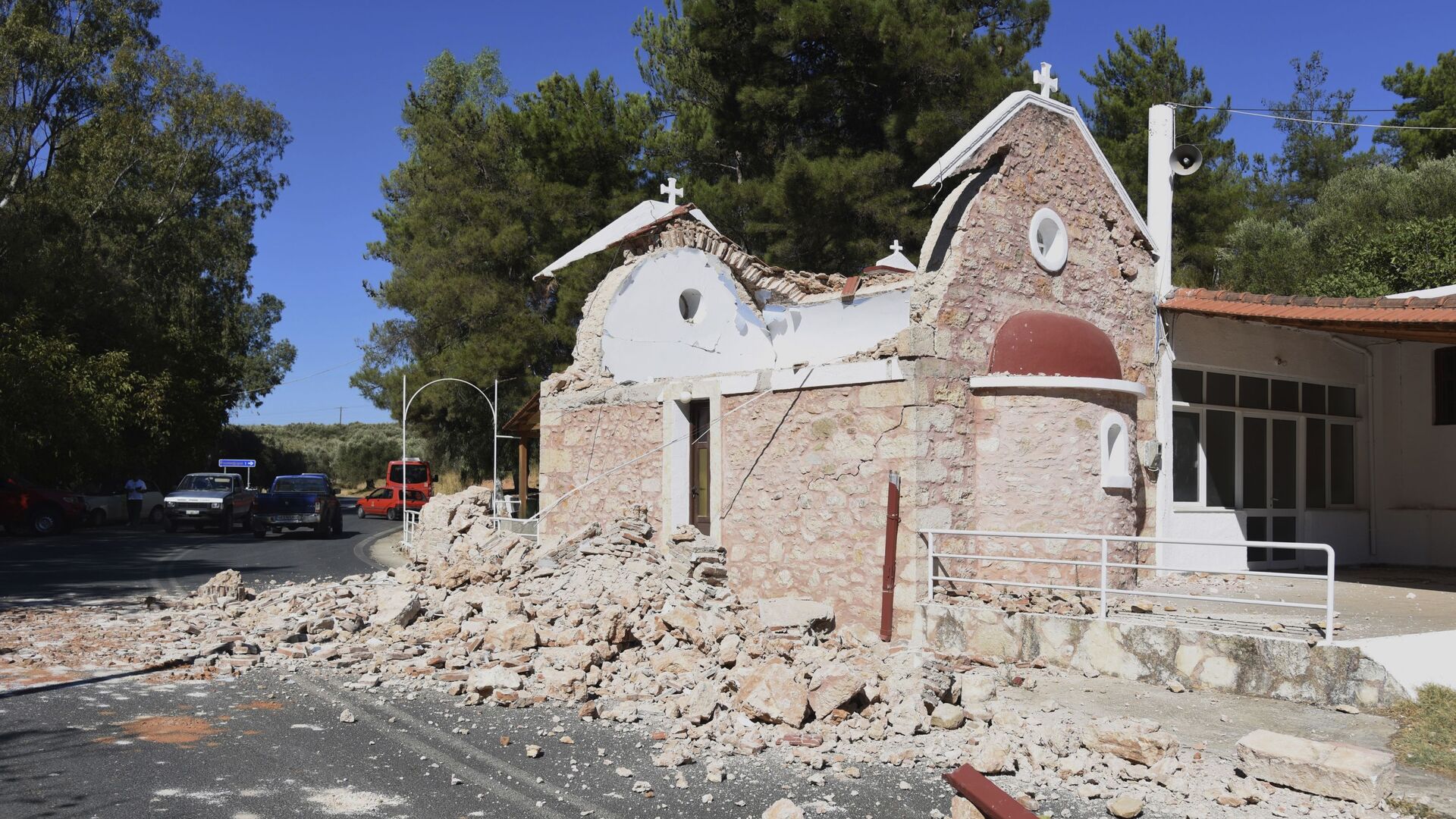 صورة من زلزال اليونان