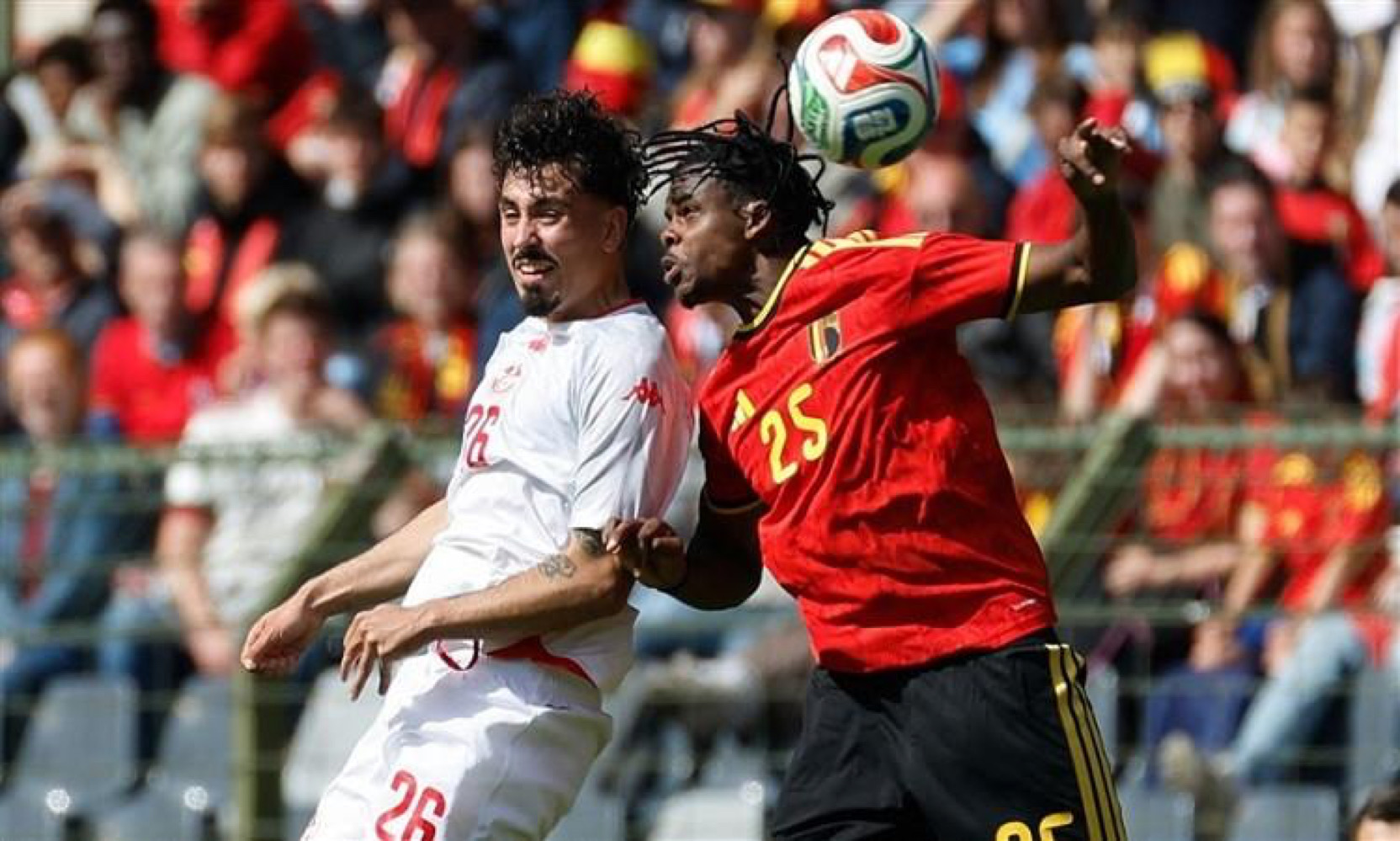 Belgium crushes Tunisia 5-0 in a friendly match - Roya News